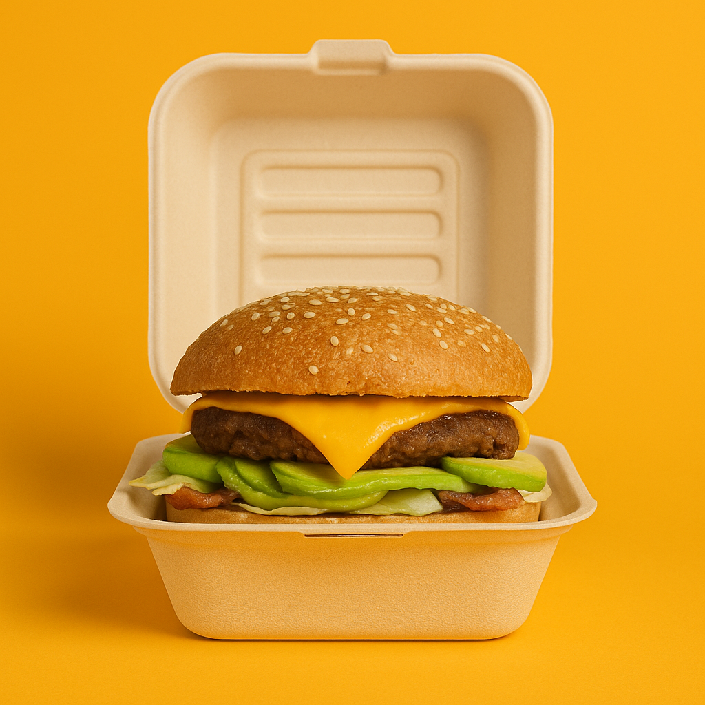 Contenedores compostables